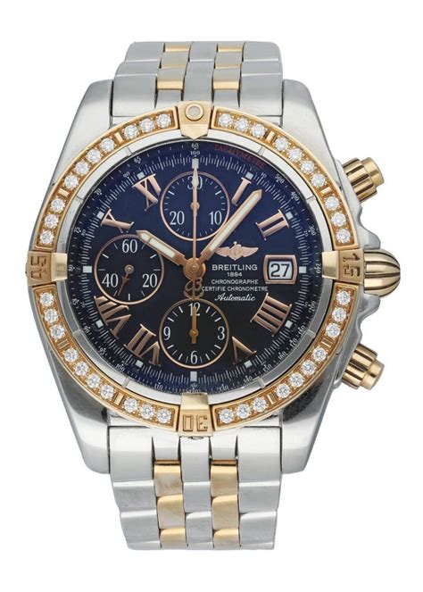 breitling 1884 ab0152|Breitling evolution diamond bezel.